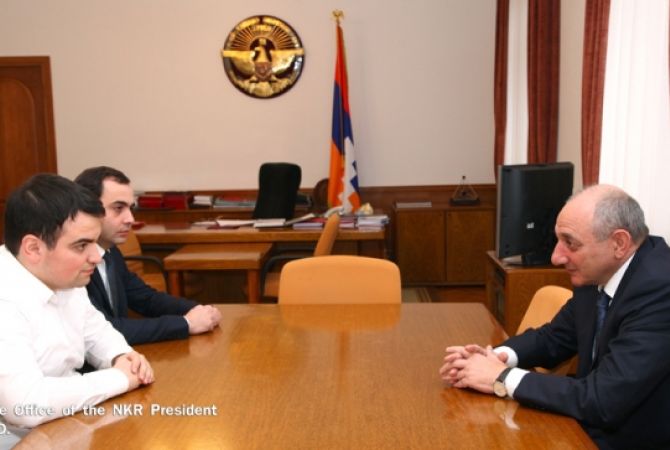 President of Nagorno Karabakh meets representative of “Tashir” Group of Companies