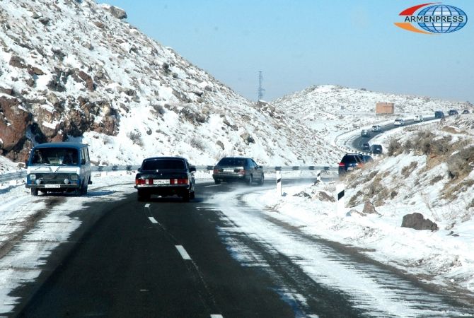 На территории Армении автодороги  проходимы 