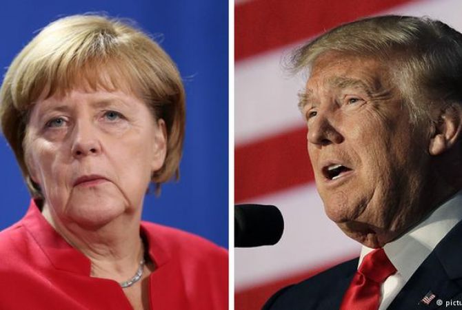 Меркель и Трамп обсудят по телефону отношения с Россией и Украиной