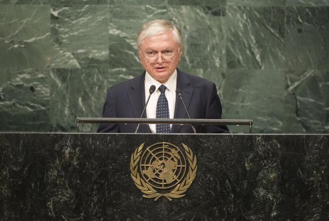 FM Nalbandian to meet UN Secretary General in New York