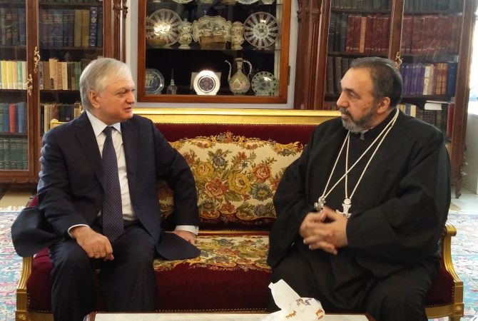 Armenia’s FM attends ceremony dedicated to renovation of Holy Sepulchre of Jesus Christ