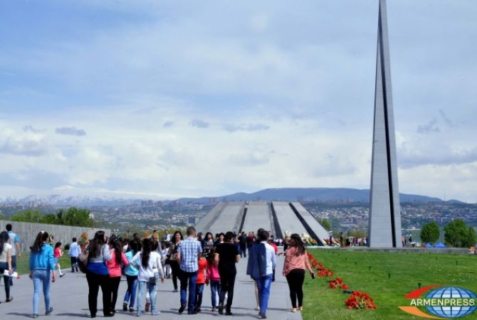 К 24-му апреля благоустроят территорию Мемориала в Цицернакаберде