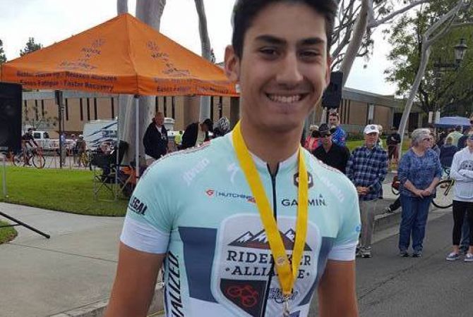 Велосипедист Грач Шабоян занял 4-е место в соревнованиях в Сан Димасе