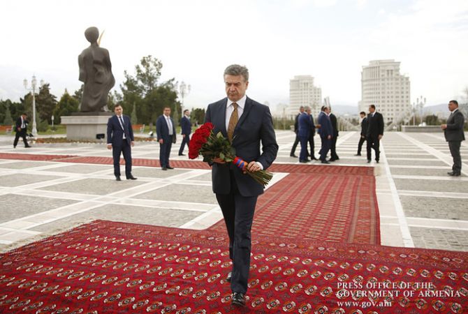 Завершился официальный визит премьер-министра Армении в Туркменистан