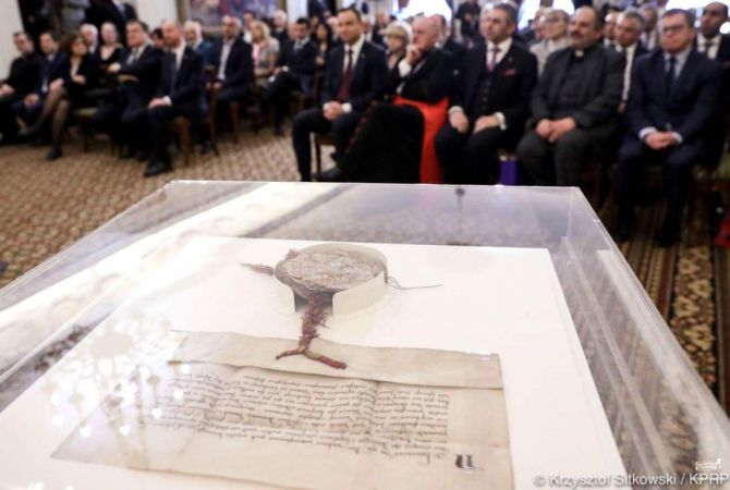 President of Poland organizes reception on 650th anniversary of establishment of Armenian 
community