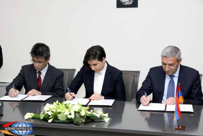 Հայաստանի և Ճապոնիայի կառավարությունների միջև ստորագրվել է դրամաշնորհի 
համաձայնագիր