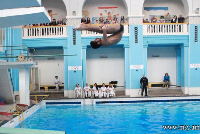 Стартовал чемпионат Армении по прыжкам в воду