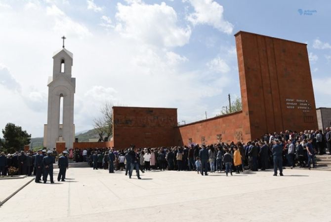 В Республике Арцах поминают жертв Геноцида армян