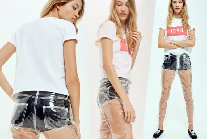 Потенциальные покупатели раскритиковали полностью прозрачные джинсы
