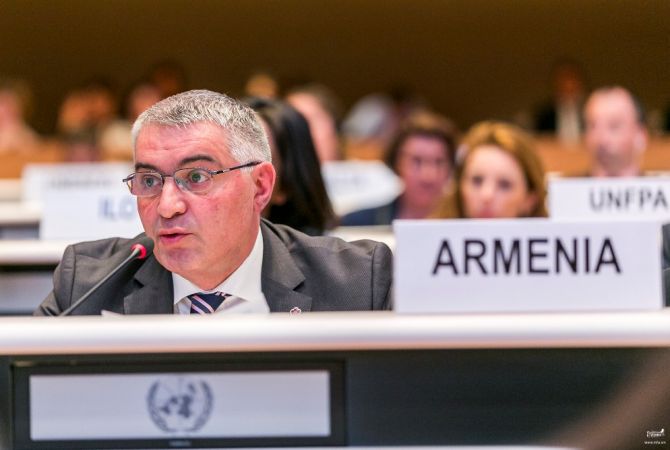 Armenia’s Deputy FM takes part in UNECE Regional Forum in Geneva