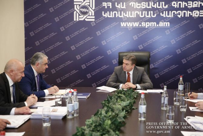 Effective work of State Property Management Department is one of sources for development of 
capital construction – Premier Karapetyan