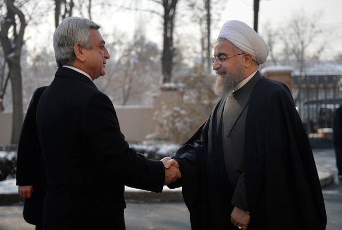 Президент Армении Серж Саргсян направил поздравительное послание президенту Ирана 
Хасану Рохани