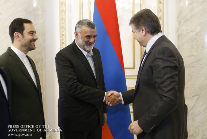 PM Karapetyan hosts Iranian Agriculture Minister’s delegation