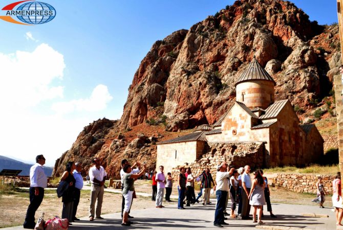 В Армении зафиксирован рост количества туристов на 25%