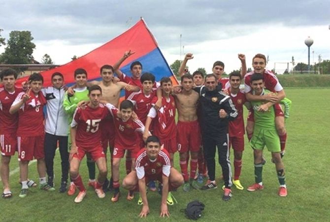 Հայաստանի ֆուտբոլի Մ17 հավաքականը հաղթեց Սլովակիային