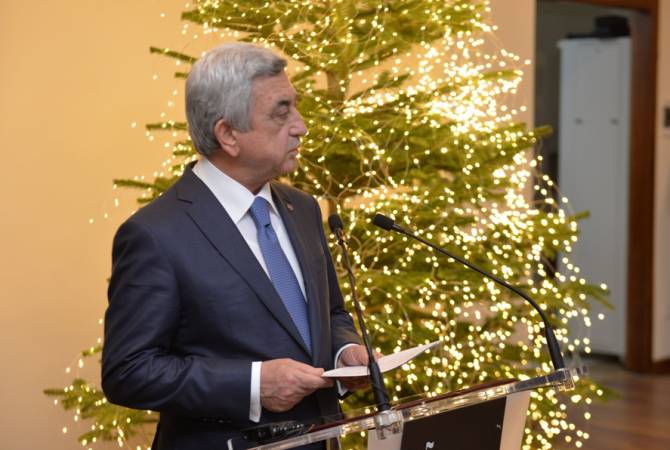 Armenia and international community have nearly the same position on NK conflict settlement – 
Serzh Sargsyan