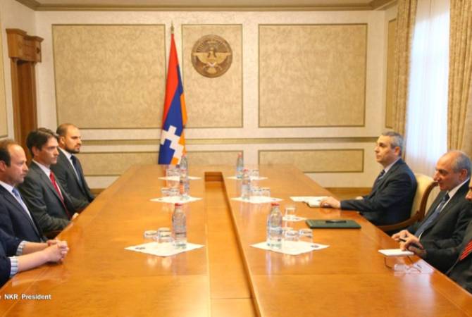 Artsakh’s President discusses with HALO Trust representative activities of the organization