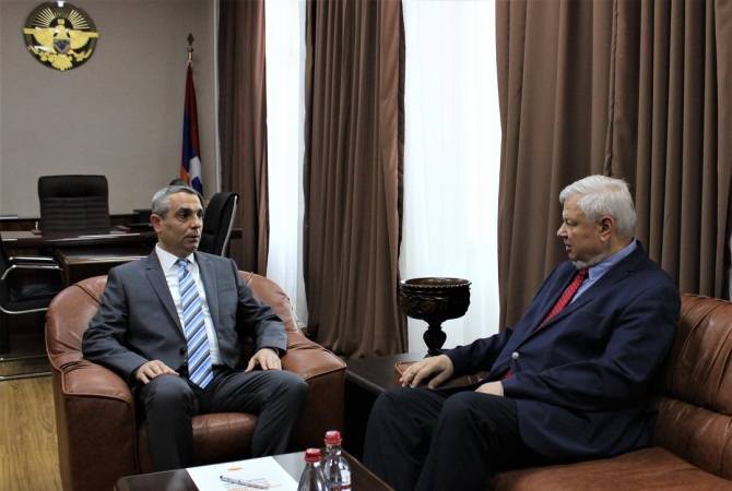 Foreign Minister of Artsakh receives Personal Representative of the OSCE Chairperson-in-Office