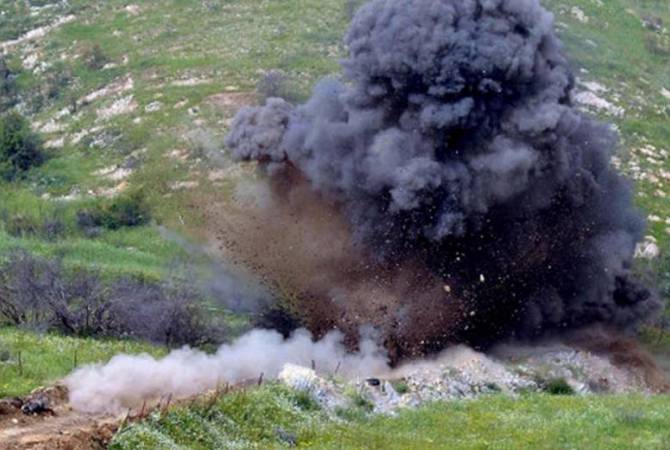 Mine explodes on Armenia-Azerbaijan border, injuring 1