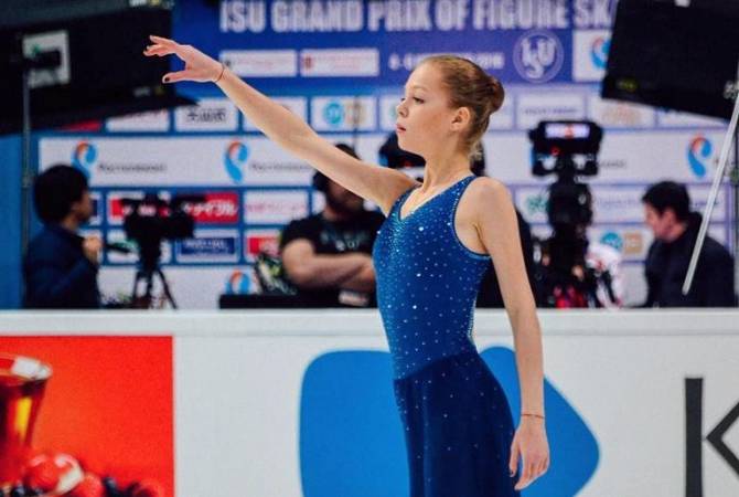 Фигуристка Анастасия Галустян завоевала бронзовую медаль в Израиле