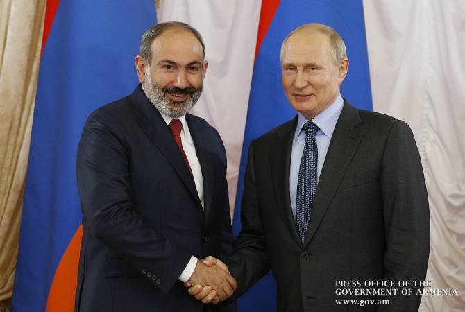 Le conflit du Haut-Karabakh n’a pas été discuté en détails pendant la rencontre Pachinian-
Poutine