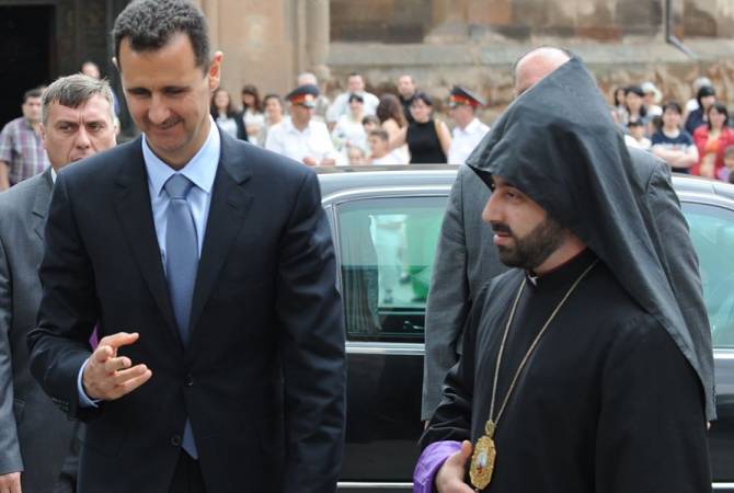 Armenian Diocese of Damascus expresses gratitude to Syria’s Assad