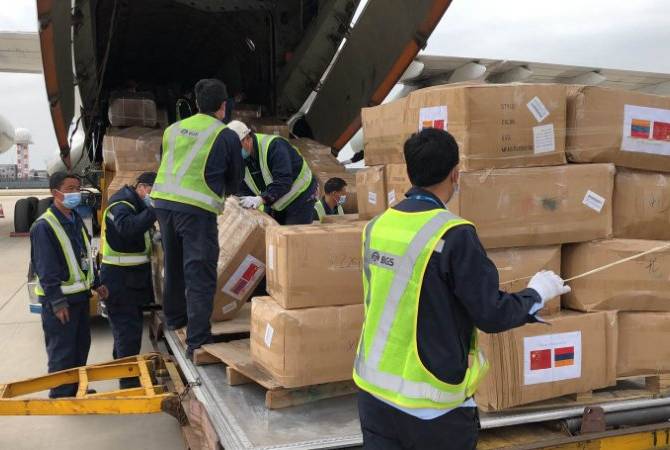 China sending huge quantity of medical supplies and equipment to Armenia