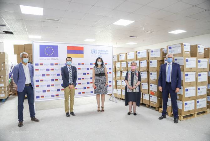 ЕС и ВОЗ отправили в Армению 28 тыс защитных костюмов и 20 тыс масок N95

