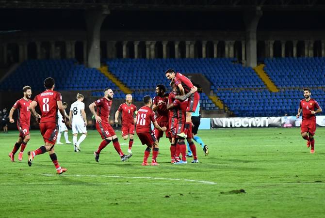 Armenia defeats Estonia in football match 2:0