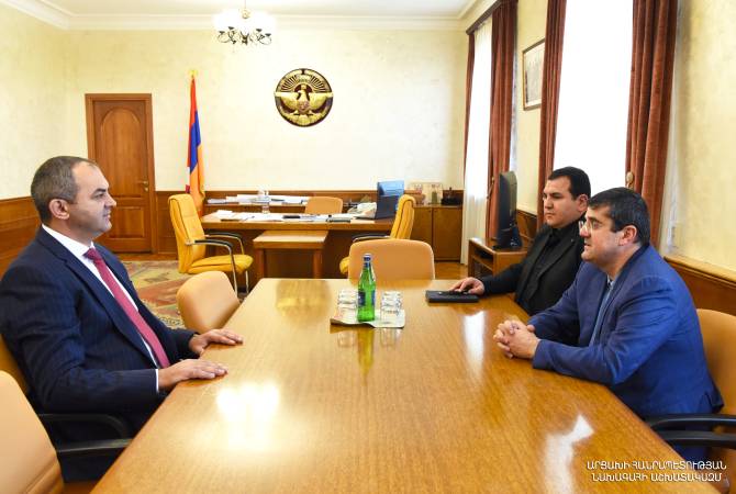 President of Artsakh receives Prosecutor General of Armenia