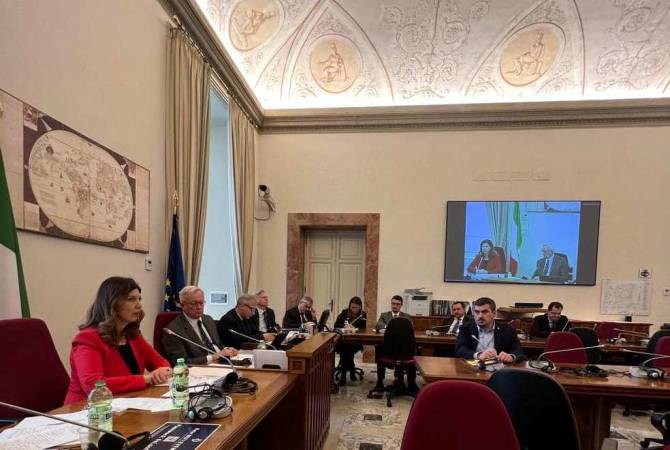 ՀՀ դեսպանն Իտալիայի խորհրդարանում ներկայացրել է Բաքվի նկատմամբ 
միջազգային հանրության քայլերի անհրաժեշտությունը