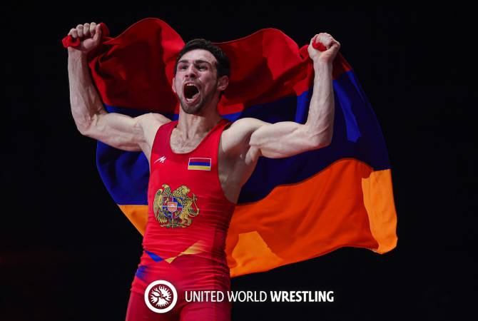Борец Арсен Арутюнян стал четырехкратным чемпионом Европы