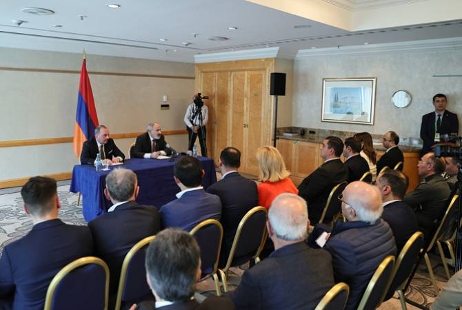 رئيس الوزراء نيكول باشينيان يلتقي بممثلي المجتمع الأرمني في ميونيخ والمناطق المجاورة