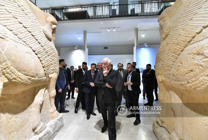 Այս ամենը վկայում է, որ Իրաքը մարդկային քաղաքակրթության բնօրրաներից 
մեկն է․ ՀՀ նախագահն այցելեց Իրաքի ազգային թանգարան