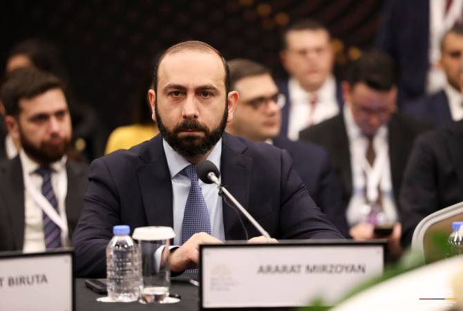 Lors du Forum diplomatique d'Antalya, Ararat Mirzoyan a présenté le projet 