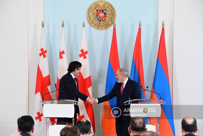 پاشینیان: "طرح "چهارراه صلح" دولت ارمنستان باید به یکی از موضوعات مشارکت استراتژیک آینده 
ارمنستان و گرجستان تبدیل شود". 