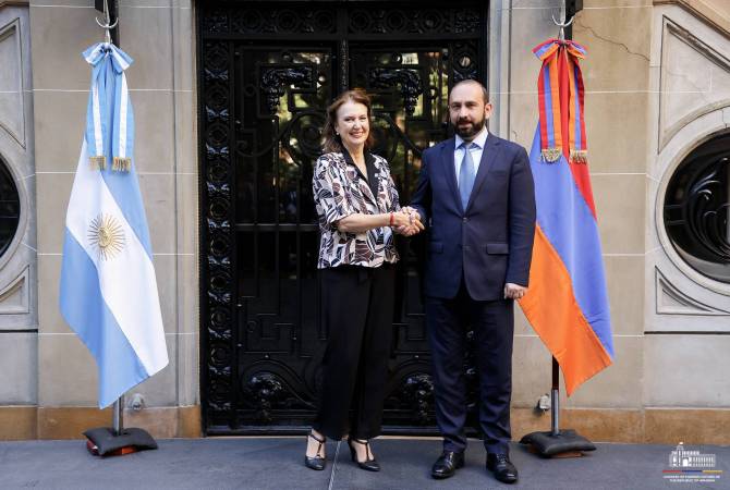 亚美尼亚和阿根廷外长讨论了地区安全问题
