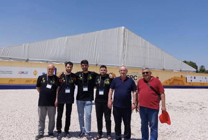 الفريق الأرمني من جامعة يريفان الحكومية يصل لنهائي مسابقة برمجة الطلاب الدولية 2023 
للتكنولوجيا التي تقام بمصر