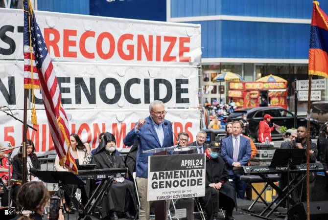 На Таймс-сквер в Нью-Йорке состоялось мероприятие в память жертв Геноцида 
армян