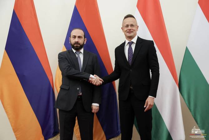 آغاز سفر رسمی وزیر امور خارجه جمهوری ارمنستان به بوداپست 