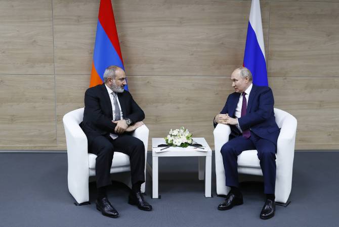 Премьер-министр Армении и президент РФ проведут двустороннюю встречу 8 мая: 
представитель Кремля