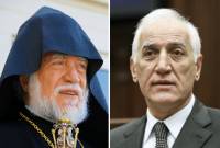 El presidente de Armenia felicitó al Katolikós Aram I por ser elegido presidente del Consejo 
Mundial de Iglesias 