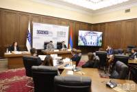 
Alén Simonian aux jeunes députés de l'Assemblée de l'OSCE: "Nous sommes engagés dans 
l'agenda de la paix" 

