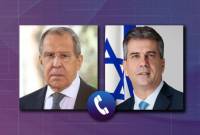 Ռուսաստանի և Իսրայելի ԱԳ նախարարները քննարկել են իրավիճակը Մերձավոր 
Արևելքում և Հյուսիսային Աֆրիկայում