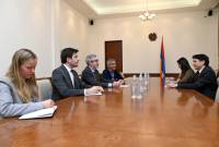 Министр финансов Армении принял делегацию во главе с Чрезвычайным и 
Полномочным послом Королевства Швеция