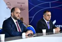 L'équipe azerbaïdjanaise arrive à Erevan pour les Championnats d'Europe d'haltérophilie 
2023

