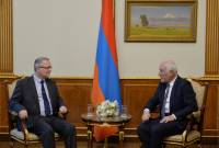 Հայաստանի նախագահը հրաժեշտի հանդիպում է ունեցել Սլովենիայի դեսպանի 
հետ