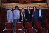Ֆրանսիայի մշակույթի նախարարի գլխավորած պատվիրակությունն այցելել է 
Օպերայի և բալետի ազգային ակադեմիական թատրոն