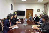 Defensora de Derechos Humanos de Armenia recibió al presiente de la DAIA 
