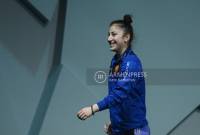 亚美尼亚选手亚历山德拉•格里戈里安在世界青少年锦标赛上夺得金牌